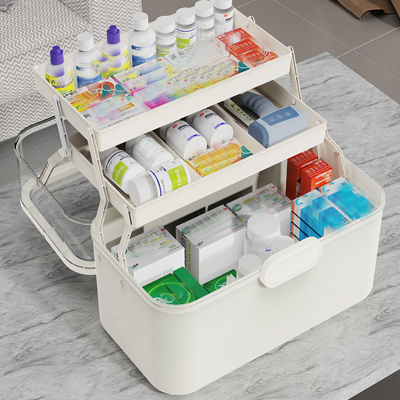 Large Capacity Clear Lid Medic - Food Storage Cabinet For Kitchen reseña y precio