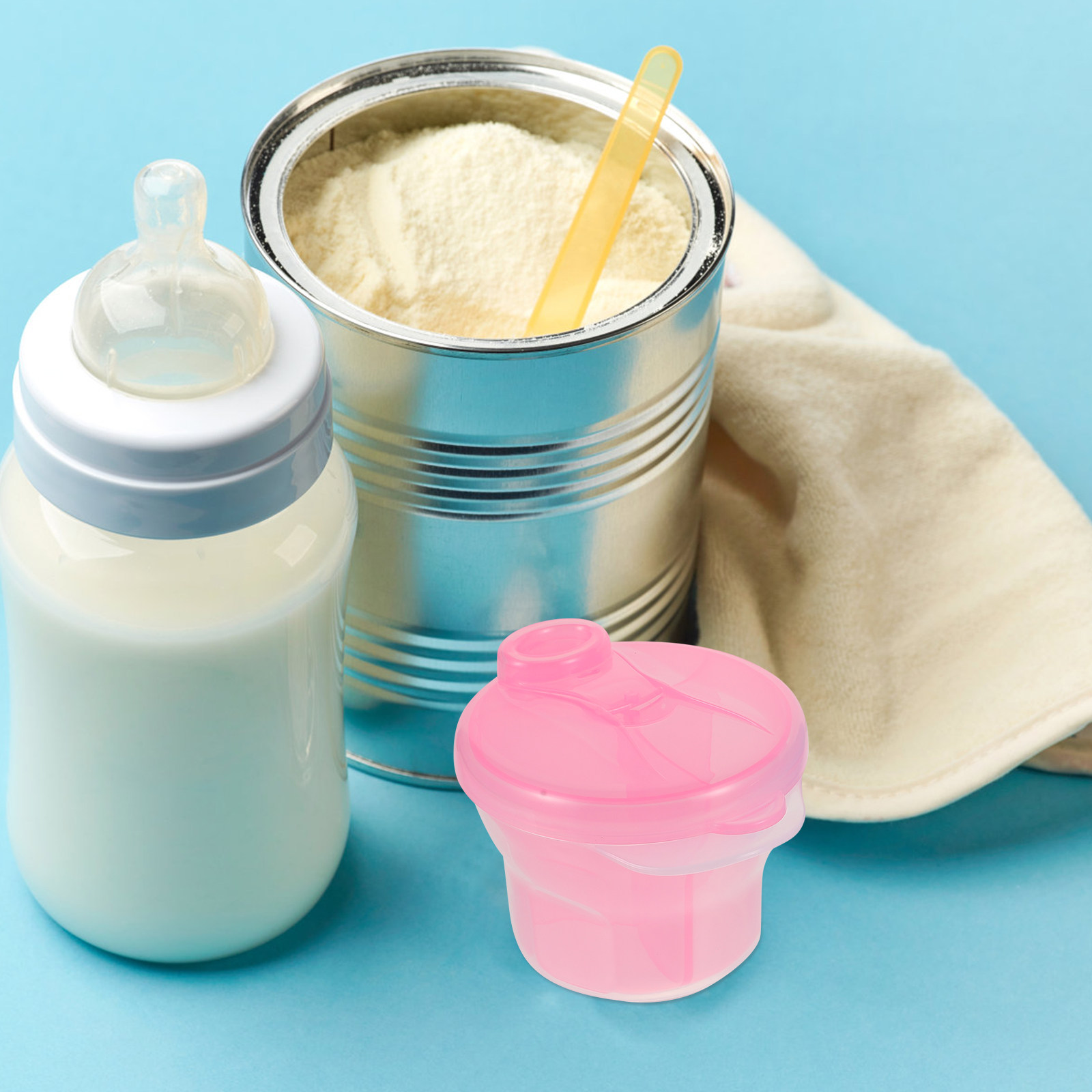 4Pcs Milk Powder Dispenser Rot - Food Storage Dispenser reseña y precio