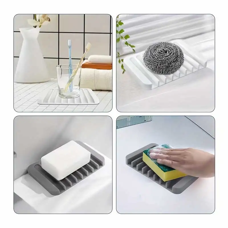 New 1PC Silicone Draining Soap - Food Storage Cabinet For Kitchen reseña y precio