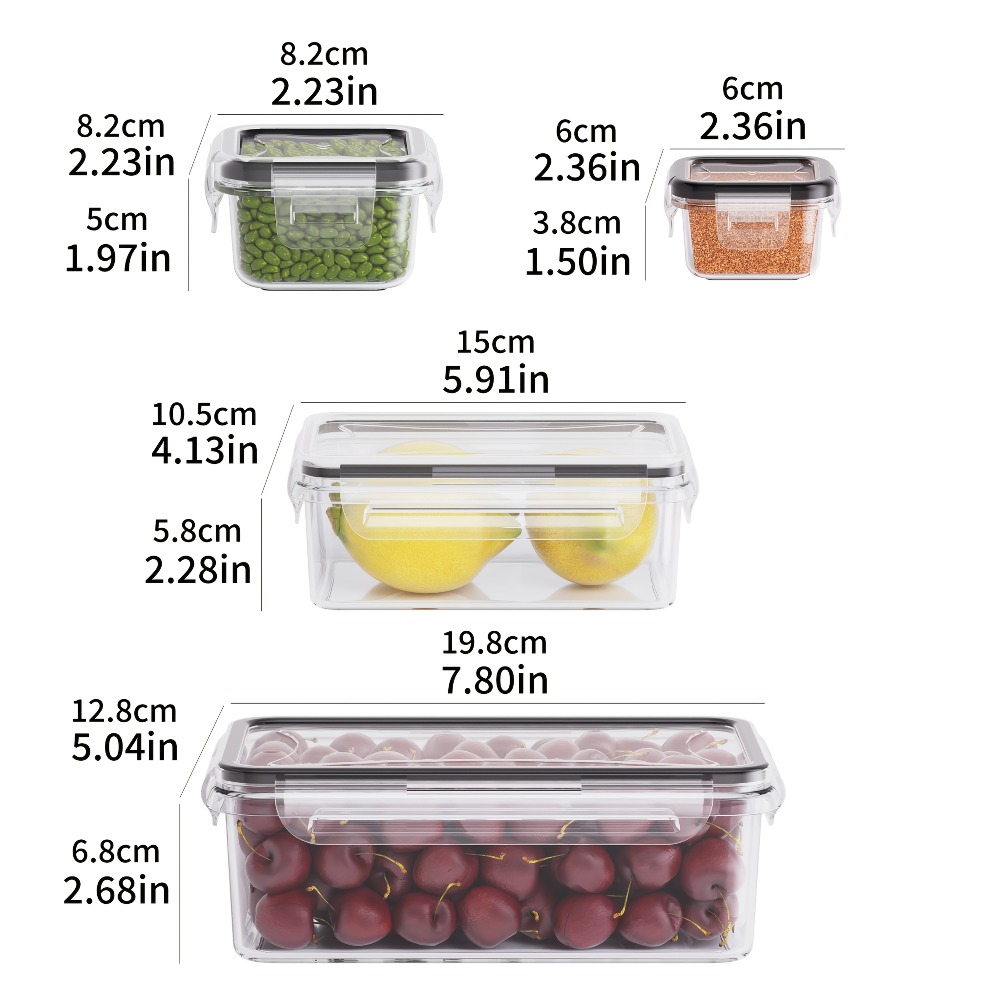 Set BPA-Free Airtight Food Con - Food Storage Safe reseña y precio