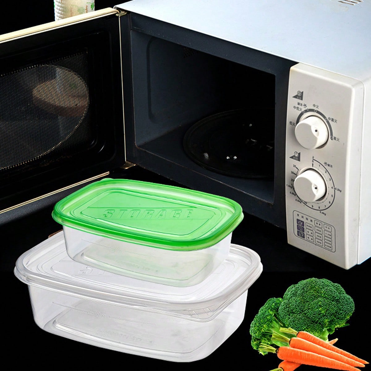 10pcs Transparent Rectangular  - Food Storage Eco Friendly reseña y precio