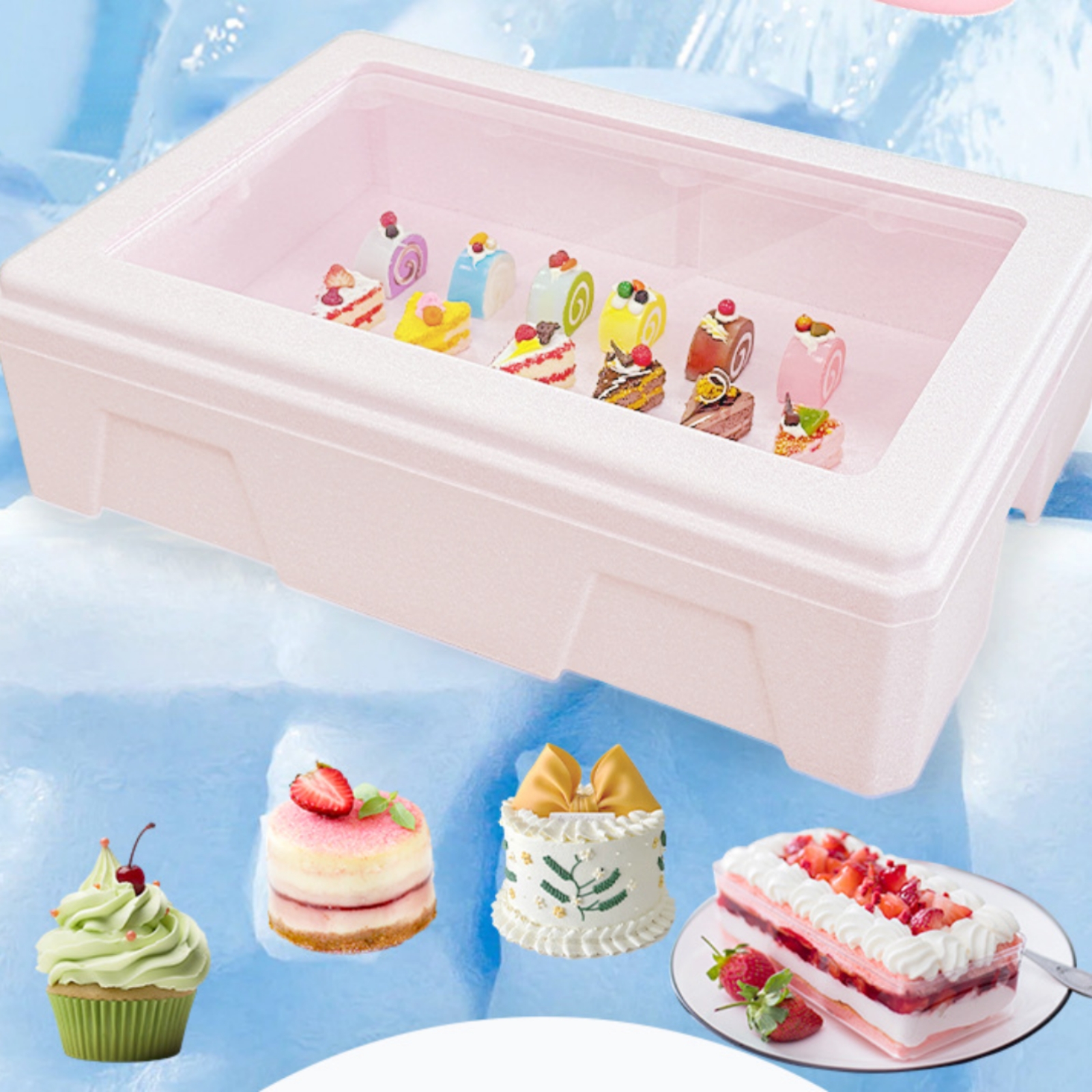 Food-Grade Insulated Box Large - Food Storage Lid reseña y precio