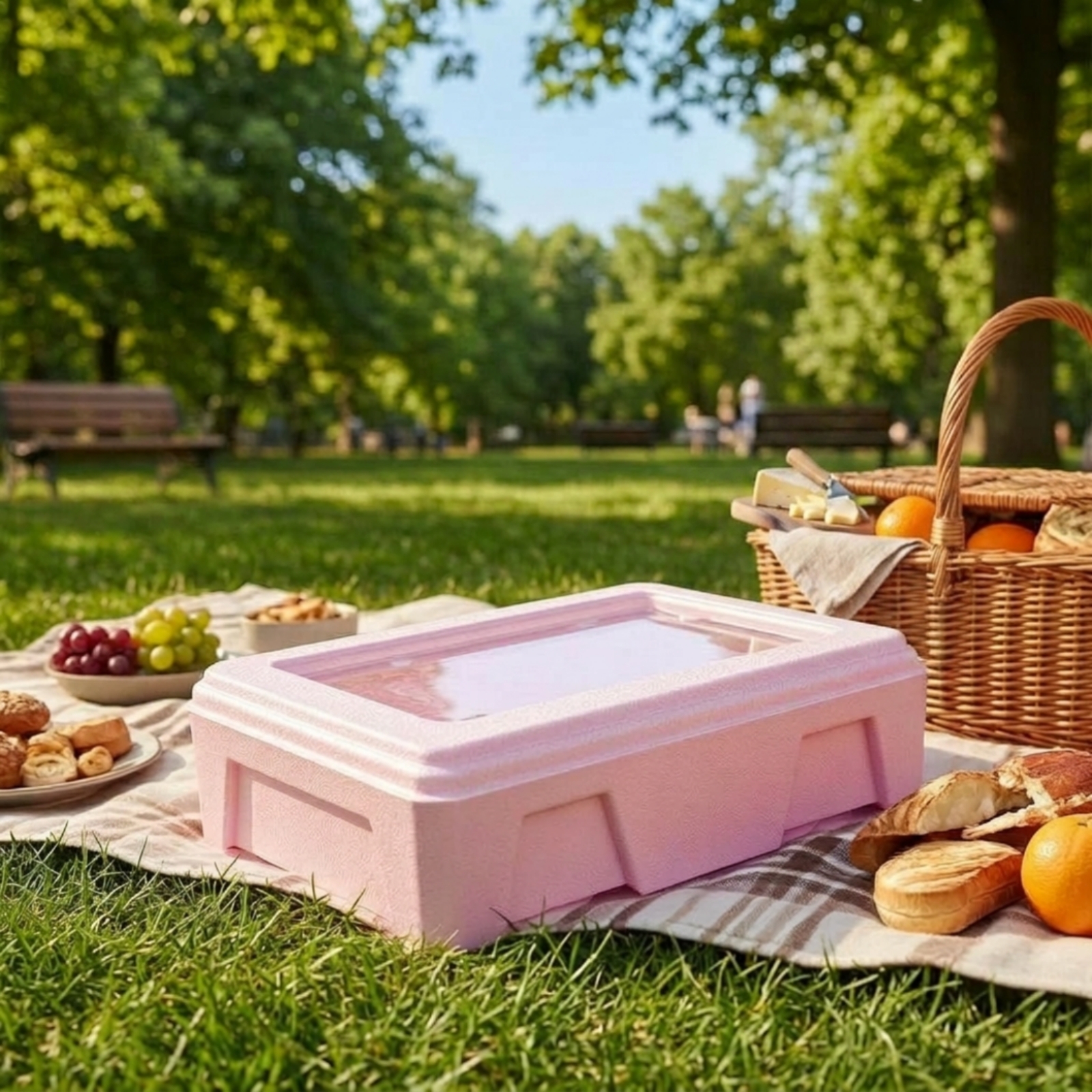 Food-Grade Insulated Box Large - Food Storage Lid reseña y precio