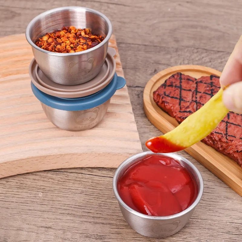 10/1pc 50ml Leakproof Stainles - Silicone Stretch Lid reseña y precio