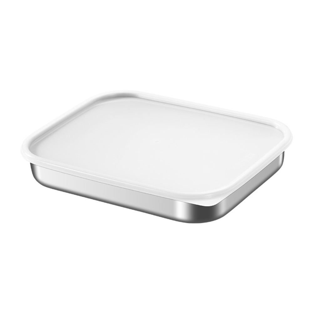 Stainless Steel Food Storage C - Food Storage Square Containers reseña y precio