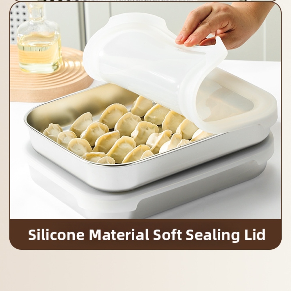 Stainless Steel Food Storage C - Food Storage Square Containers reseña y precio