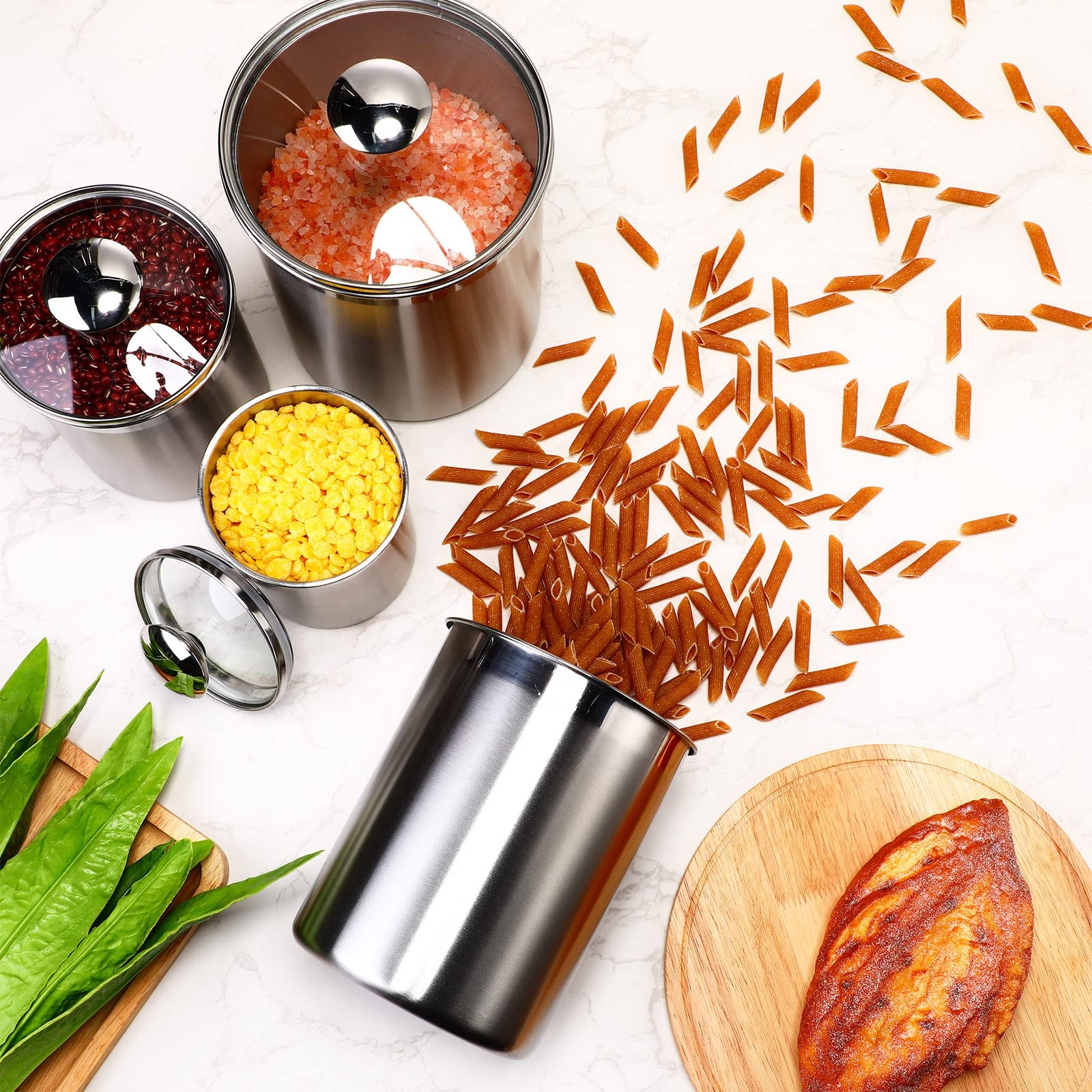 Food Storage Containers Tea Co - Food Storage Set Glass reseña y precio