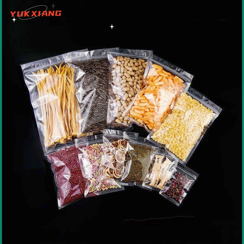 50pcs Transparent Flat Bottom  - Zebra Food Storage reseña y precio
