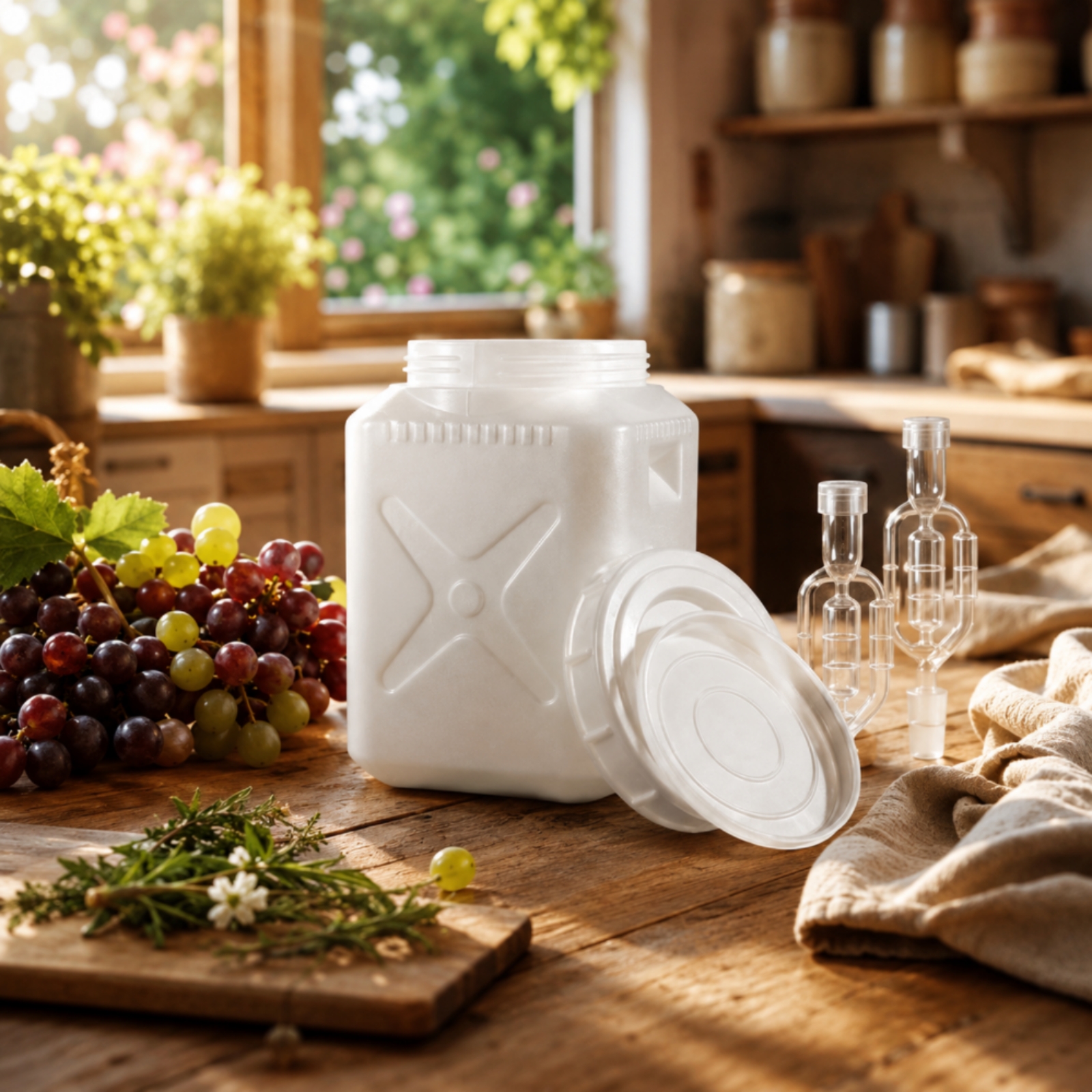 Fermentation Barrel with Lid S - Food Storage Lid reseña y precio
