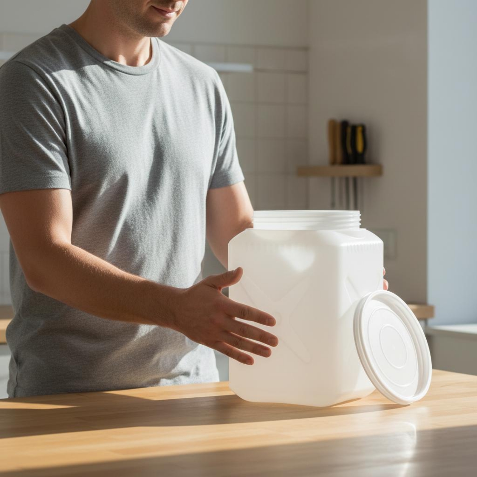 Fermentation Barrel with Lid S - Food Storage Lid reseña y precio