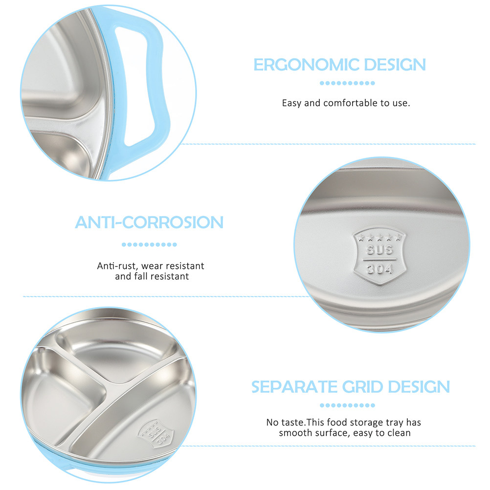 Divided Food Stainless Steel K - Food Storage Safe reseña y precio