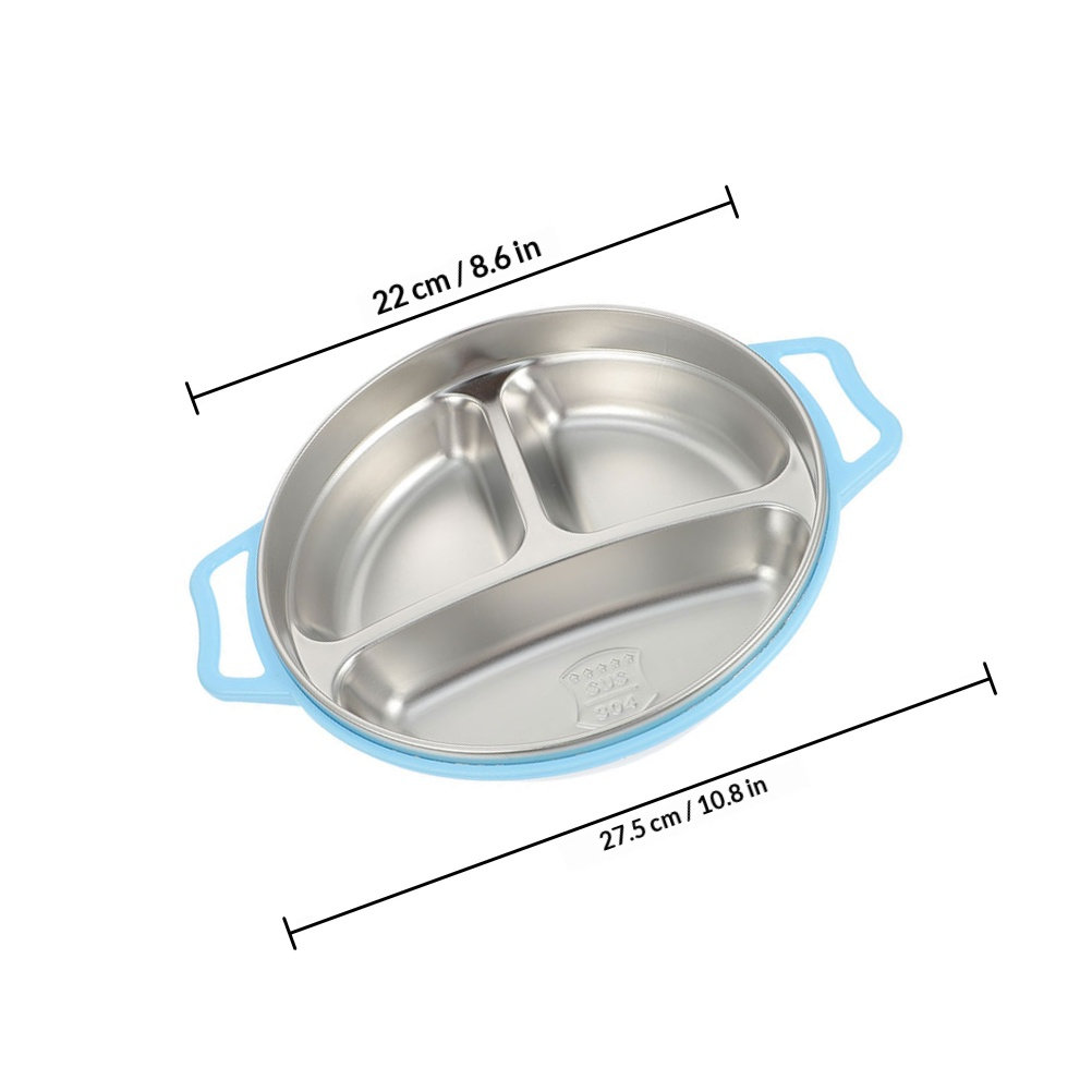 Divided Food Stainless Steel K - Food Storage Safe reseña y precio