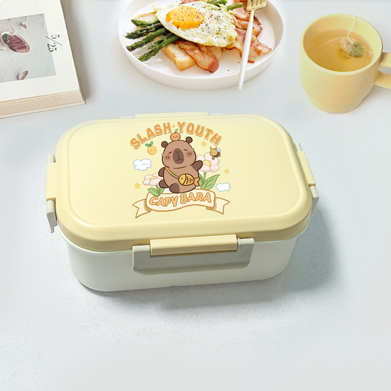 Capybara Bento Lunch Box Carto - Food Storage And reseña y precio