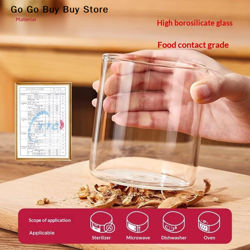 【ST】1Pc 240/400ML Glass Food S - Food Storage Glass Containers reseña y precio