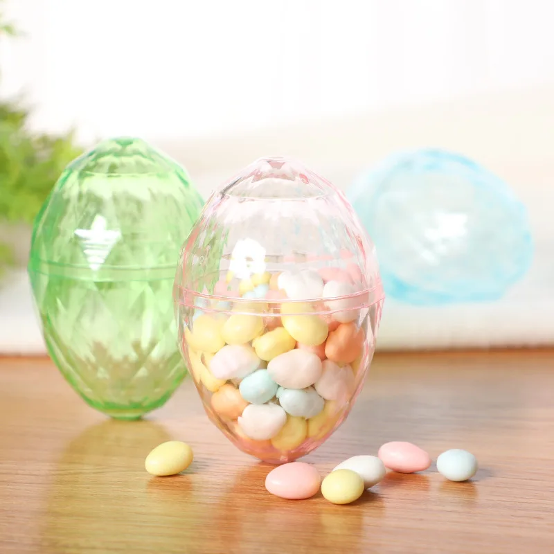 5Pcs Easter Theme Plastic Cand - Food Storage Eggs reseña y precio