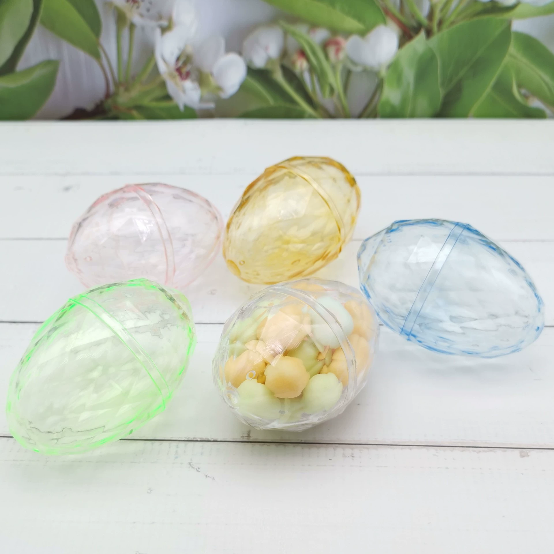 5Pcs Easter Theme Plastic Cand - Food Storage Eggs reseña y precio