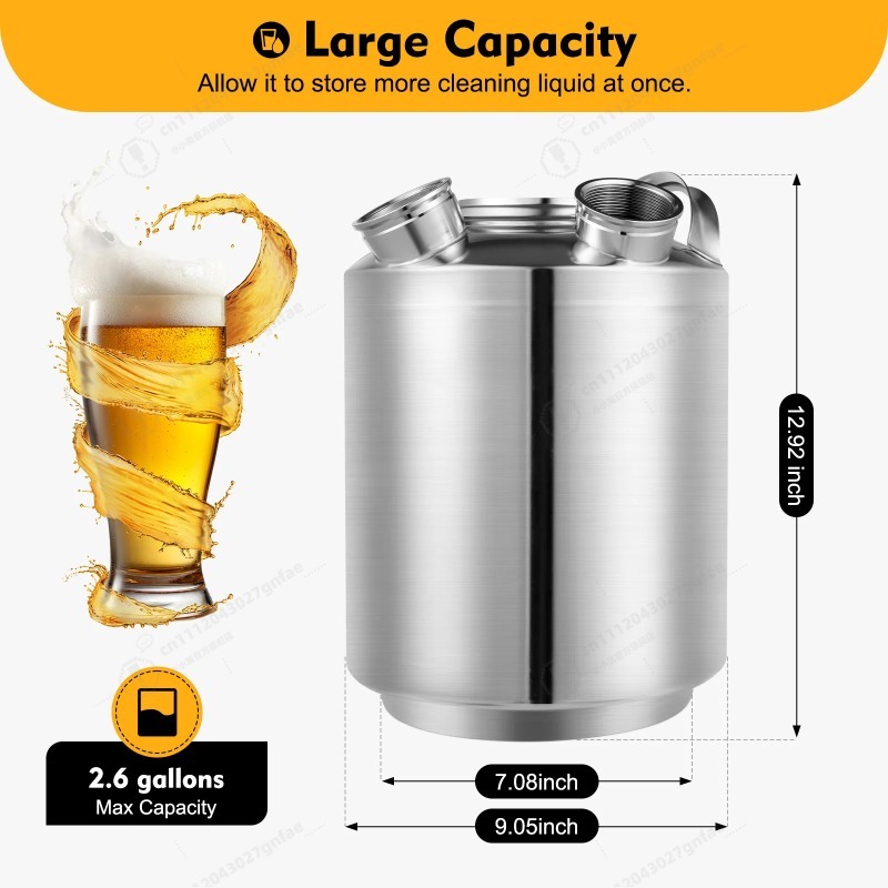 10L Stainless Steel Beer Line  - Food Storage Types reseña y precio