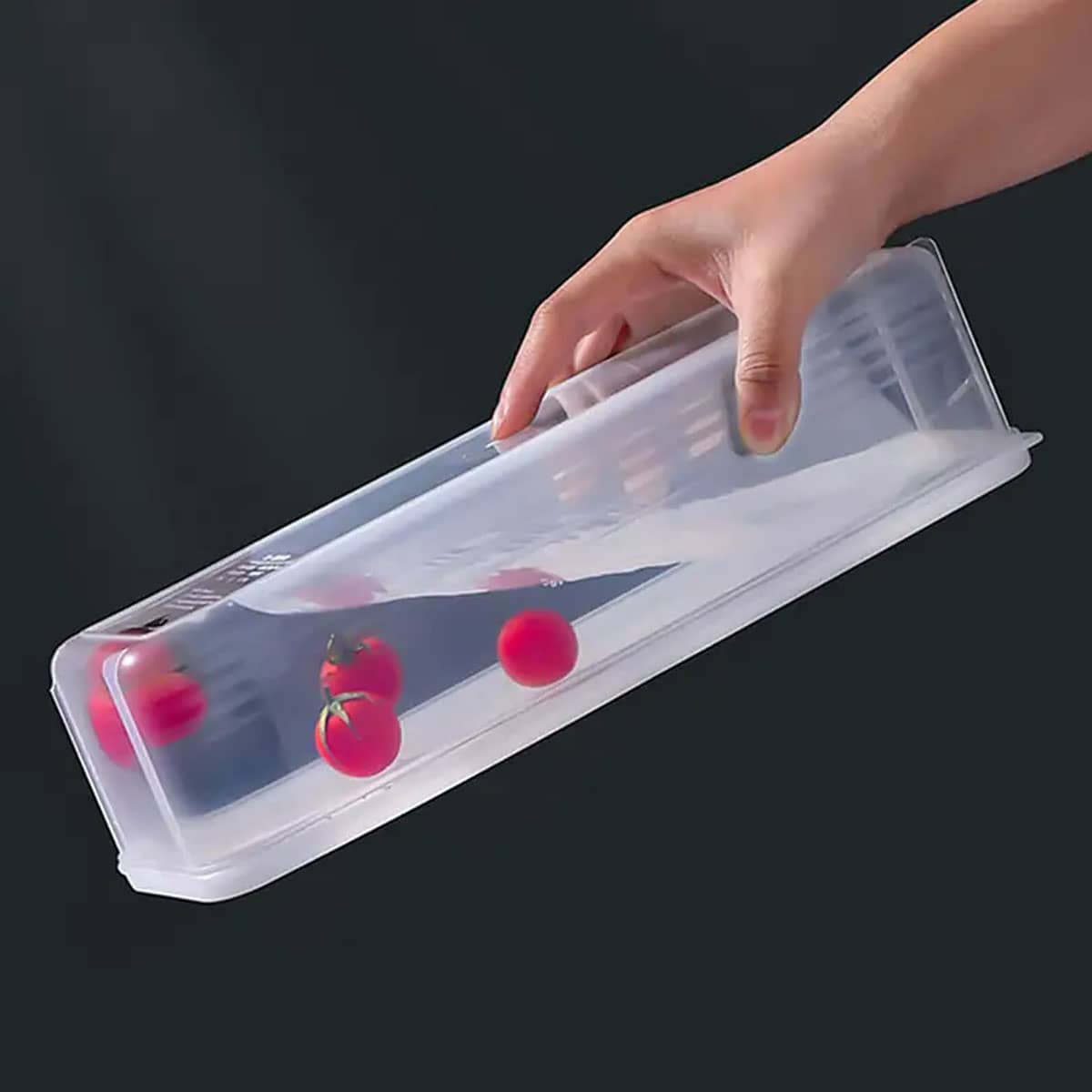 1 Plastic Transparent Storage  - Food Storage Square Containers reseña y precio